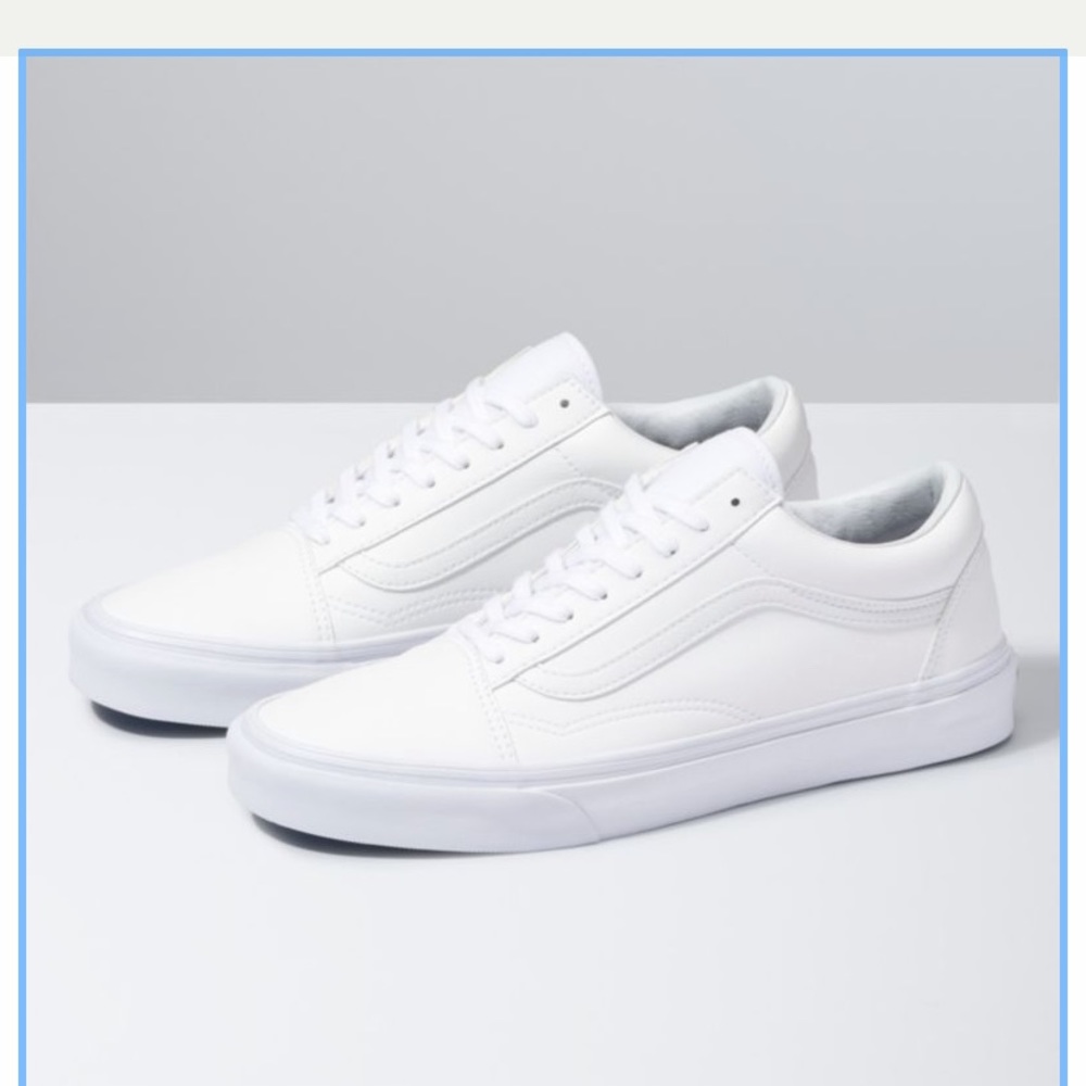 Leather classic old skool vans